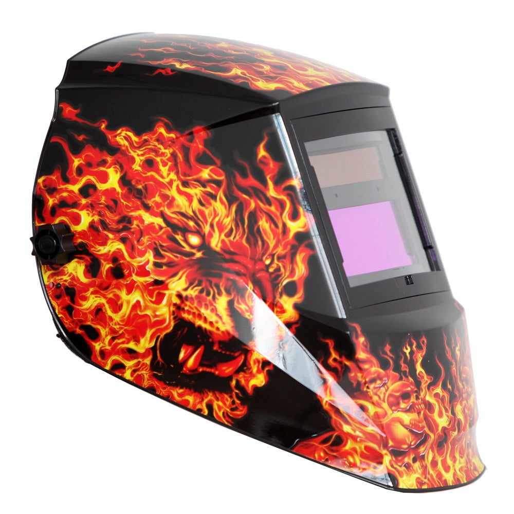 REFURBISHED Antra™ AH6-260-6104 Solar Power Auto Darkening Welding Helmet Shade 4/5-9/9-13