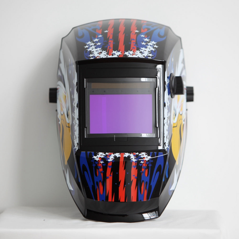 REFURBISHED Antra™ AH6-660-6217 Solar Power Auto Darkening Welding Helmet Shade 4/5-9/9-13