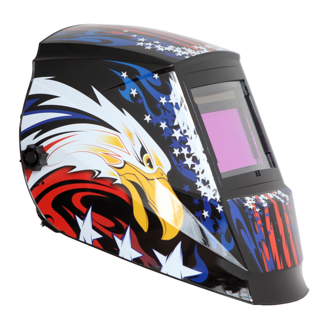 REFURBISHED Antra™ AH6-660-6217 Solar Power Auto Darkening Welding Helmet Shade 4/5-9/9-13