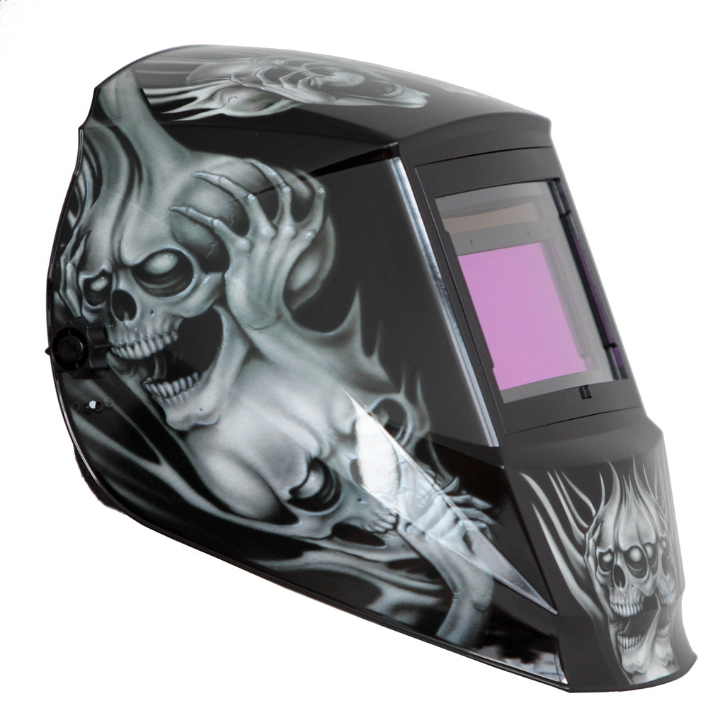 REFURBISHED Antra™ AH6-660-6218 Solar Power Auto Darkening Welding Helmet Shade 4/5-9/9-13