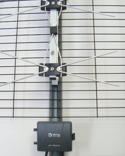 Antra™AT-PAA28 Low Noise Pre-Amplifier HDTV Pre-amp Signal Booster for UHF VHF Antenna 28dB Adjustable Gain Excellent for Long Cable running