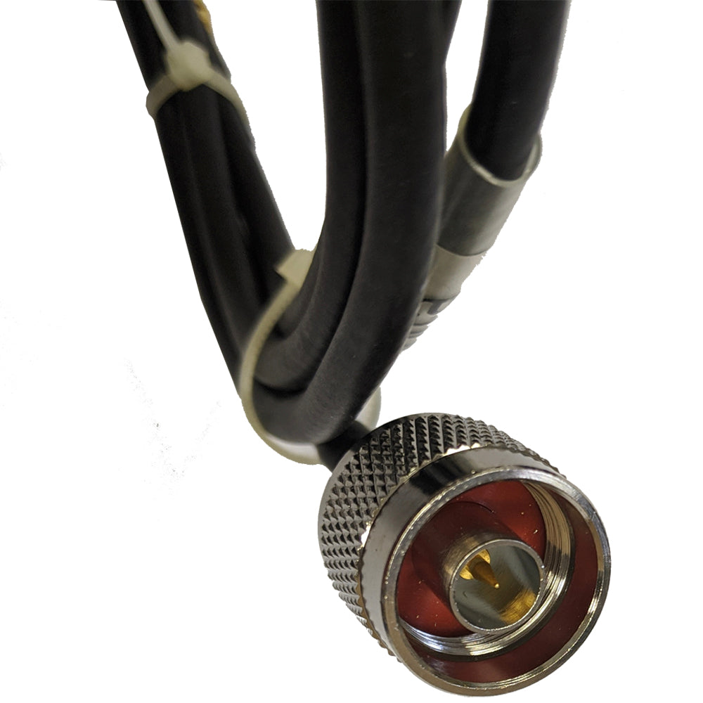 6' Low loss RG58 Pigtail cable N-Type Male to RP-SMA Female for WiFi and other communications
