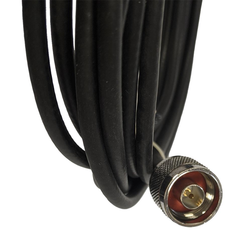 15’ Low loss RG58 Pigtail cable N-Type Male to TNC for WiFi and other communications