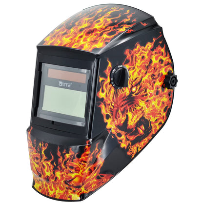 Antra™ AH6-265 Series Solar Power Auto Darkening Welding Helmet Shade 4/5-9/9-14