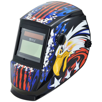 Antra™ AH6-265 Series Solar Power Auto Darkening Welding Helmet Shade 4/5-9/9-14