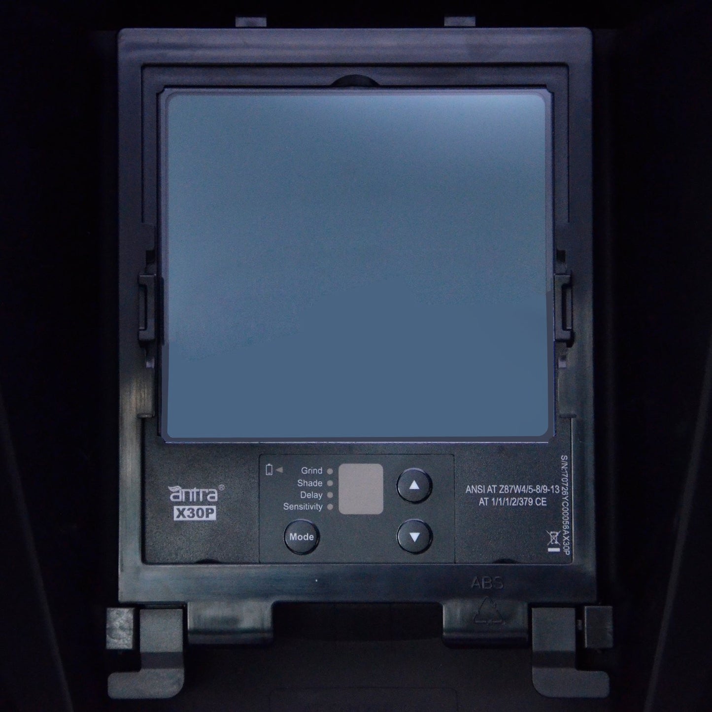 Antra AH7-X30P-7332 Digital Controlled Solar Powered Auto Darkening Welding Helmet Wide Shade 4/5-8/9-13 with Grinding Feature Extra Lens Covers Great for TIG, MIG, MMA, Plasma