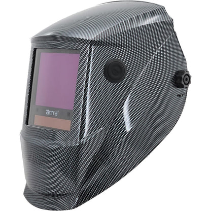 Antra DP8 auto-shading welding helmet shade 3-14 carbon fiber design