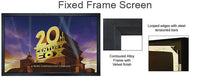 Antra™ PSF-120A 16:9 Fixed Frame Projector Projection Screen New PVC White