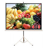 Antra™ PST-120B Tripod Compact Portable Projector Projection Screen 4:3 Matte White