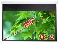 Antra™ PSA-106AG 16:9 Electric Motorized Projector Projection Screen Remote Matt Grey