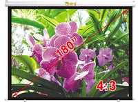 Antra™ PSA-180A 16:9 Electric Motorized Projector Projection Screen Remote Matt White