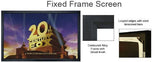 Antra 16:9 Fixed Projector Projection Screen PVC material 3D HD Compatible for Home Theatre Office Presentation