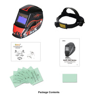 Antra™ AH7-360-7315 Solar Power Auto Darkening Welding Helmet Shade 4/5-9/9-13