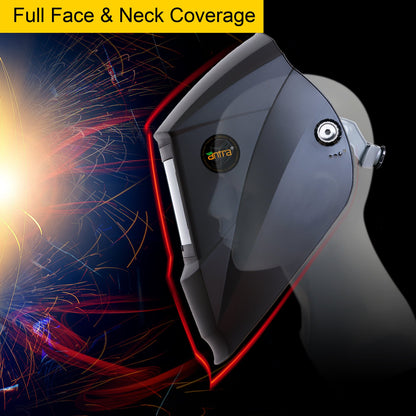 Antra™ AH6-X60S-0000 Super Light Auto Darkening Welding Helmet Shade 4/5-9/9-13