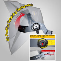 Antra® DF161219 Digital Solar Power Auto Darkening Welding Helmet Shade 4/5-9/9-13