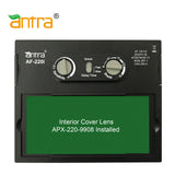 Antra™ AF220i Solar Power Auto Darkening Lens Shade 4/9-13 with Grinding, Great for TIG MIG STICK