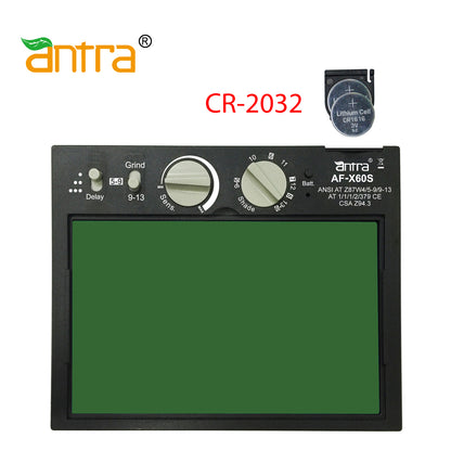 Antra™ X60S Super Slim Solar Power Auto Darkening Lens Shade 4/5-9/9-13