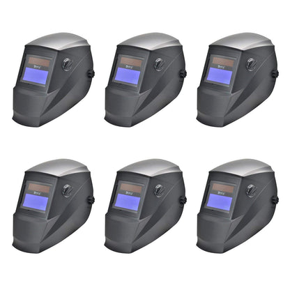 Wholesale Lot of 6 Antra™ AH6-265-0000 Solar Power Auto Darkening Welding Helmets Shade 4/5-9/9-14