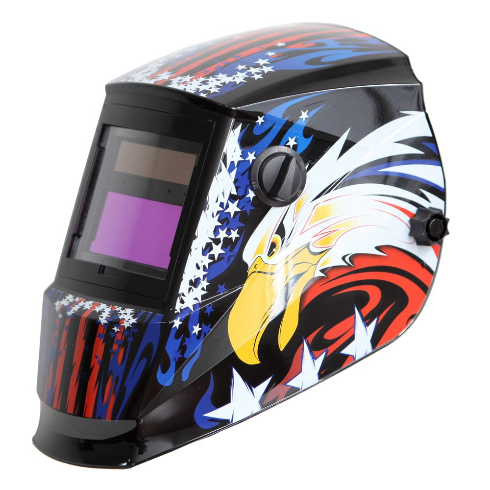 REFURBISHED Antra™ AH6-260-6217 Solar Power Auto Darkening Welding Helmet Shade 4/5-9/9-13