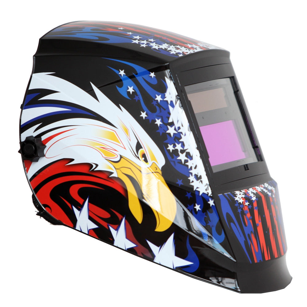 REFURBISHED Antra™ AH6-260-6217 Solar Power Auto Darkening Welding Helmet Shade 4/5-9/9-13