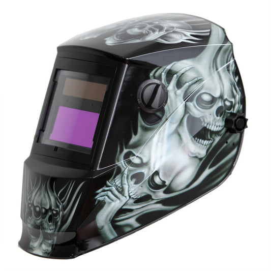 REFURBISHED Antra™ AH6-260-6218 Solar Power Auto Darkening Welding Helmet Shade 4/5-9/9-13