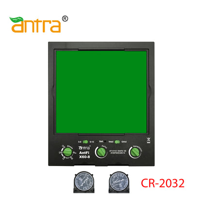 Refurbished Antra™ AntFi X60-8 Solar Power Auto Darkening Lens Shade 4/5-9/9-13 for AH7-860 Helmets