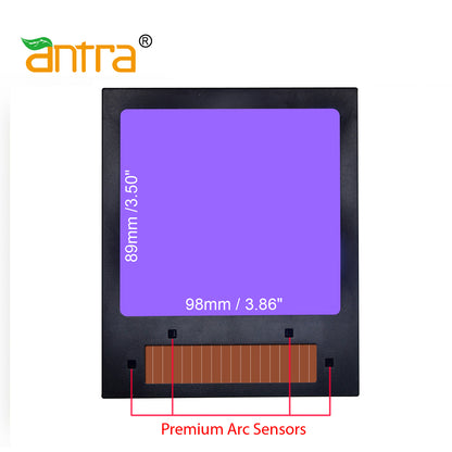 Refurbished Antra™ AntFi X60-8 Solar Power Auto Darkening Lens Shade 4/5-9/9-13 for AH7-860 Helmets