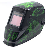 DP6-12 Auto Darkening Welding Helmet, Solar Cell+ Lithium, Digital Control with Outside Grind Button