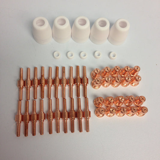 Antra™ Plasma Cutting Tip Set 50 PCs for PT-31 / LG-40 Consumables for Antra™ Stahlwerk Plasma cutter