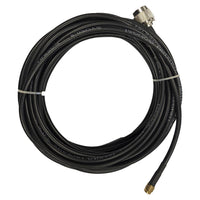 25’ Low loss RG58 Pigtail cable N-Type Male to RP-SMA Male for WiFi and other communications