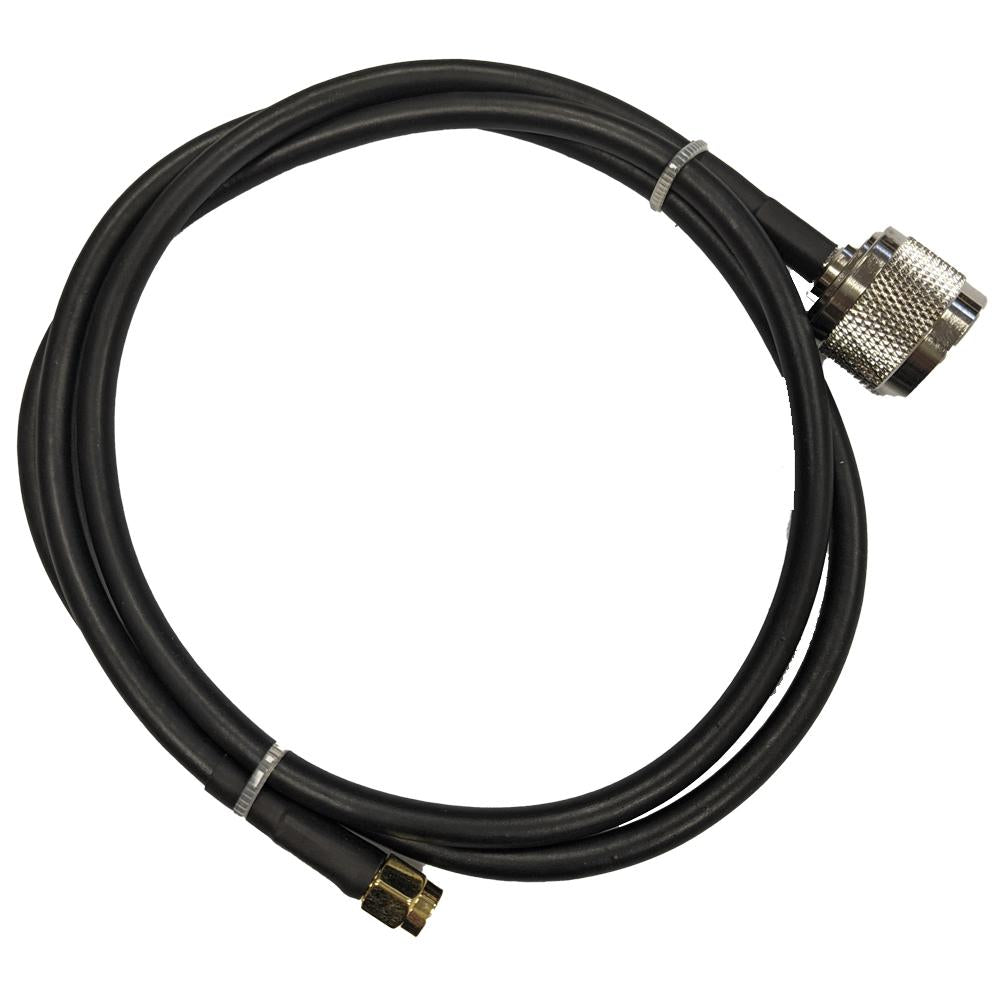 3’ Low loss RG58 Pigtail cable N-Type Male to RP-SMA Male for WiFi and other communications