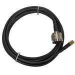 6’ Low loss RG58 Pigtail cable N-Type Male to RP-SMA Male for WiFi and other communications