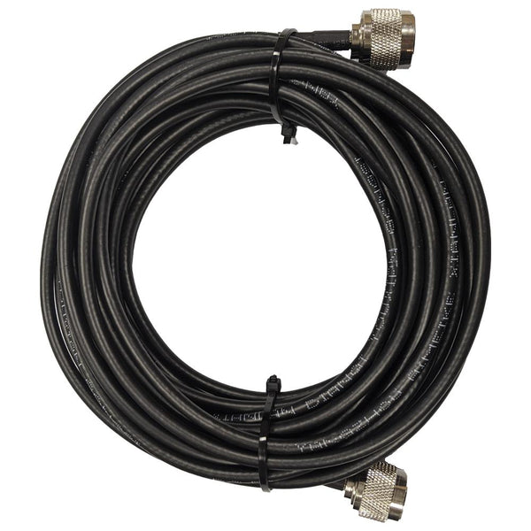 25’ Low loss RG58 Pigtail cable N-Type Male to N-Type Male for WiFi and other communications