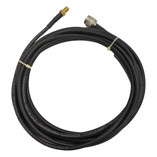 15’ Low loss RG58 Pigtail cable TNC Male to RP-SMA Female for WiFi and other communications