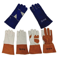 Combo of Welding Gloves for MIG, TIG, MMA