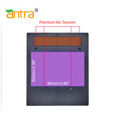 Antra™ X80 Solar Power Auto Darkening Lens Digital Controlled Shade 4/5-9/9-13 LCD Display, good for TIG,MIG,MMA,Plasma Cutting